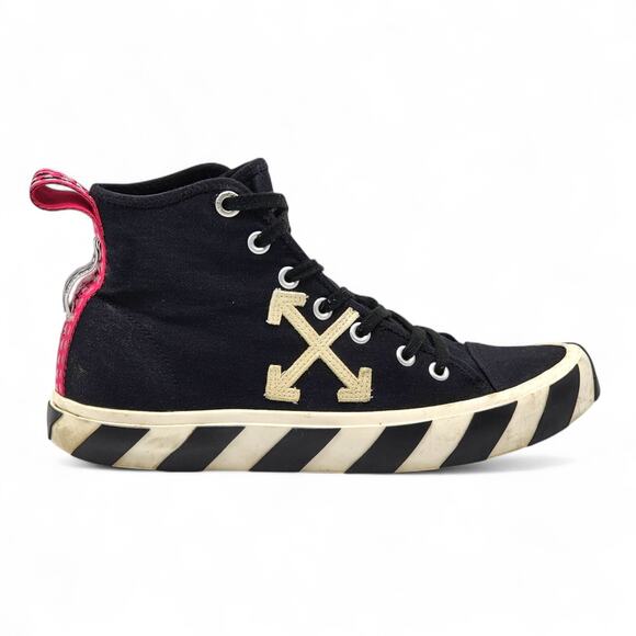 Off-White x Virgil Abloh High-Top Arrows Sneakers Size US 10 EU 43 - Preowned - Picture 2 of 7